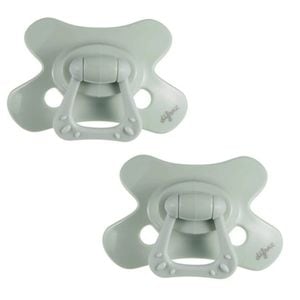 Set 2 x suzete Difrax, natural, pistache, 6+ luni