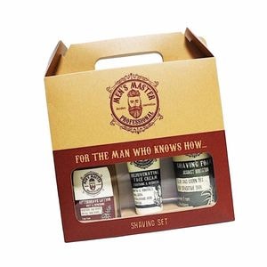 Set cadou barbati Shaving Gift, Spuma de ras Aloe and Green Tea, 200ml + After shave Rosemary and Pepper, 120ml + Crema de fata Rejuvenating Face Cream, 75ml