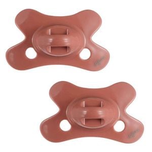 Set 2 x suzete Difrax, natural, brick, 0-6 luni