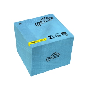 Servetele blue din Hartie Alia, 150 Buc/Set, 33x33 cm, 2 Straturi