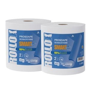 Prosop de bucatarie Rollox, 2 straturi, 205 foi, 40 m, set 2 buc