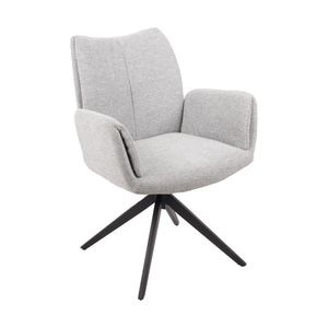 Scaun Living KJC77, 97x51x47.5 cm, Gri deschis