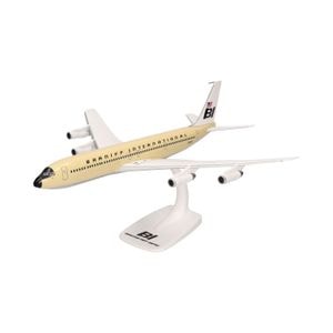 Macheta avion Herpa, Boeing 707-300, Braniff, scara 1:144
