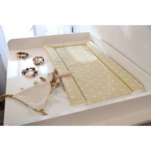 Saltea infasat M, 38x70 cm, Beige Polka Dot