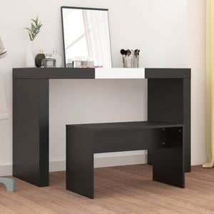 Taburet VidaXL, Negru, 70x35x45 cm