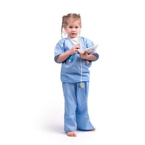 Set costum si accesorii doctor pentru copii, 3-5 ani