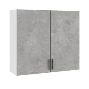 Corp superior de bucatarie Sani Glamur, 80 x 30 x 72 cm, beton