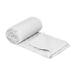 Protectie saltea Alcam din microfibra matlasata 90x200 cm