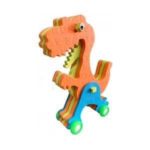 Jucarie de baie din spuma Babygreat Animale cu rotite (Tiranozaur, Dragon Zburator), GB-A1