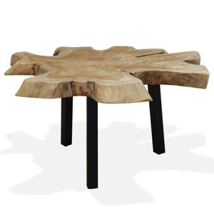 Masuta de cafea VIDAXL, din lemn de tec natural, 80x70x38 cm