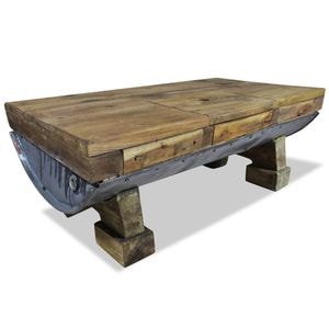 Masuta de cafea VIDAXL, lemn masiv reciclat, 90x50x35 cm