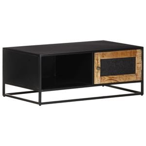 Masuta de cafea VIDAXL, lemn de mango nefinisat, 90x50x35 cm
