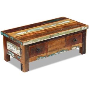 Masuta de cafea VIDAXL, 2 persoane, Lemn, 45 x 90 x 35 cm, Maro