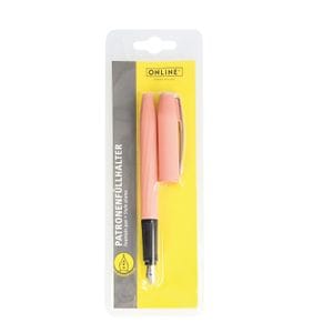 Stilou Online, Slope, Grosime de scriere M, Cu capac,  Roz/Negru