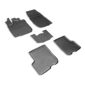 Set covorase auto SEINTEX, pentru DACIA Sandero 2007-2012, 5 bucati, negru