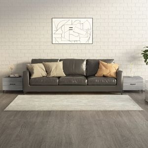 Set mese de cafea VIDAXL, 2 persoane, Lemn, 50 x 50 x 40 cm, Gri