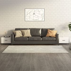 Set mese de cafea VIDAXL, 2 persoane, Lemn, 50 x 50 x 40 cm, Alb