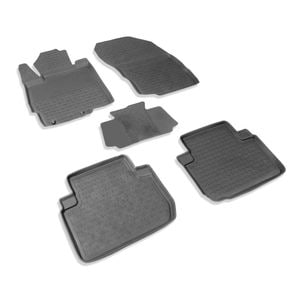 Set de covorase auto Seintex, pentru MITSUBISHI Eclipse Cross 2017-prezent, 5 bucati, negru