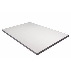 Topper saltea Diamond Luxury, H 8 cm, spuma cu memorie, 160x200 cm, fermitate medie, alb