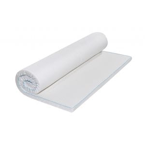 Topper saltea Green Future, Argentum Therapy Memory Arctic Gel 7 zone de confort, 90x190 cm