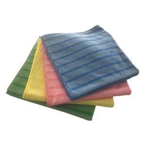 Set lavete Vileda, microfibra tesuta, 40 x 40 cm, 10 buc/set, multicolor