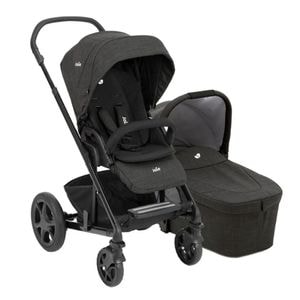 Carucior 2 in 1 Joie, Chrome DLX Pavement, Multifunctional, Cu landou, Cu parte sport, Pana la 22 Kg, Negru