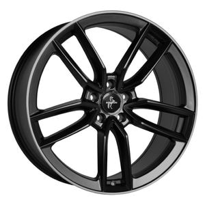 Janta aliaj Keskin Tuning KT21 MATT BLACK LIP POLISH, 7.5J x 17", 5, PCD 114.3, ET45