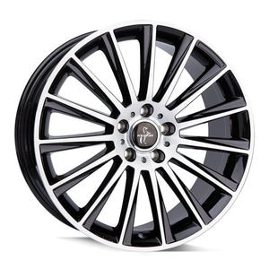 Janta aliaj Keskin Tuning KT18 BLACK FRONT POLISH, 7J x 17", 5, PCD 112, ET48