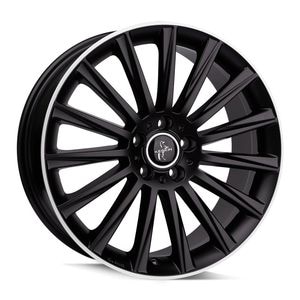 Janta aliaj Keskin Tuning KT18 MATT BLACK LIP POLISH, 7J x 17", 5, PCD 112, ET38