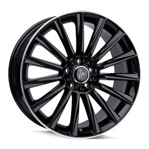 Janta aliaj Keskin Tuning KT18 black lip polish, 7J x 17", 5, PCD 112, ET38