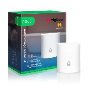 Senzor smart detectie scurgeri de apa NOUS E4, ZigBee