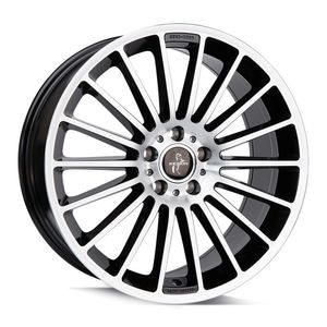 Janta aliaj Keskin Tuning KT15 BLACK FRONT POLISH, 7J x 17", 5, PCD 112, ET48