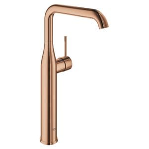 Baterie lavoar Grohe Essence 32901DA1, 3/8'', XL, 364 mm, ventil, lucios, cupru