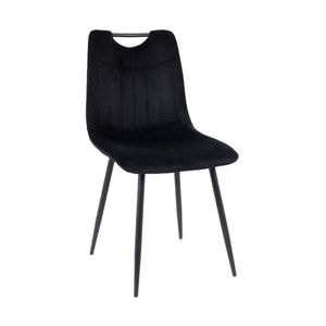 Scaun Living Tapitat KJC 0358, Negru