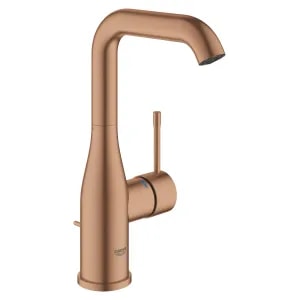 Baterie lavoar Grohe Essence 32628DL1, 3/8'', marimea L, pivotanta, ventil, mat, cupru