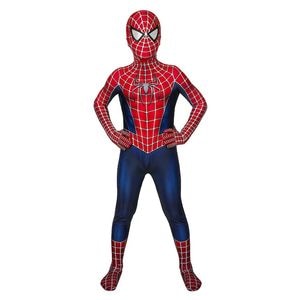 Costum copii Spiderman mulat, lycra, 11-12 ani, bleumarin