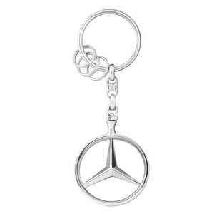 Breloc de chei IdeallStore, Mercedes Supreme, editie de colectie, 9 cm, metal, argintiu