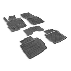 Set covorase auto SEINTEX, pentru FORD Mondeo V 2014-prezent, 5 bucati, negru