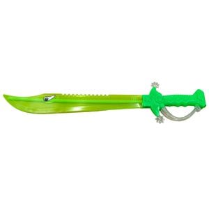 Sabie de jucarie IdeallStore, Eye Sight, plastic, LED, sunete, 60 cm, verde