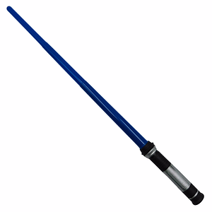 Sabie de jucarie IdeallStore, Force Awakens, plastic, LED, sunete, 80 cm, albastru