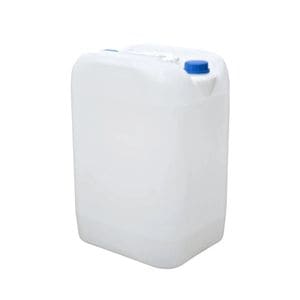 Bidon, confectionat din polietilena, capac cu sigilare, 38 x 62 cm, uz casnic, 60 litri, alb