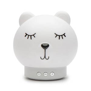 Lampa de veghe Baby Dream, Machine, 5 in 1, Cu umidificator cu ceata rece si aromaterapie, Cu terapie cu lumina rosie, 3 luni - 12 ani, Alb