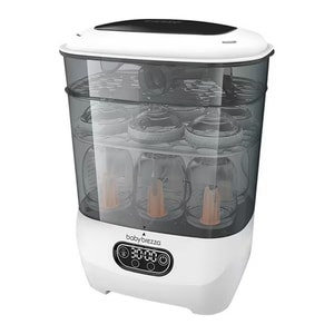 Sterilizator electric Baby Brezza, Dryer Advanced, Modular, Capacitate 8 biberoane, Fara BPA, Alb
