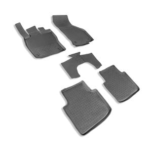 Set covorase auto SEINTEX, pentru SKODA Superb III 2015-2023, 5 bucati, negru