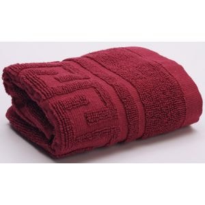 Prosop E.T.Collection Greek Border, 50x90 cm, 500 g/mp, bumbac, rosu