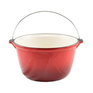 Ceaun fonta emailat, 3l, rosu