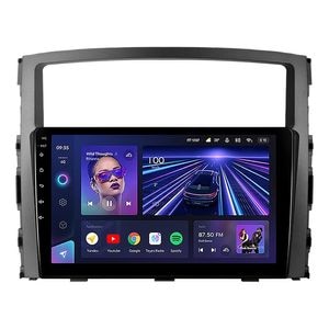Navigatie Auto Teyes CC3, Mitsubishi Pajero 4 V80 2006-2021, 4+64G,B, 9" QLED, Octa-core 1.8Ghz, Android, 4G, Bluetooth 5.1, DSP