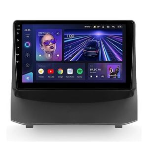 Navigatie Auto Teyes CC3, 360 Ford Fiesta 6 2008-2019, 6+128GB, 9" QLED, Octa-core 1.8Ghz, Android, 4G, Bluetooth 5.1, DSP