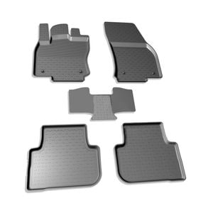 Set covorase auto SEINTEX, pentru VW Tiguan II dupa 2016-prezent, 5 bucati, negru