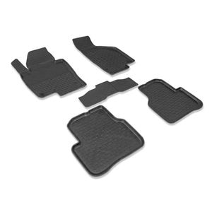 Set covorase auto SEINTEX, pentru VW Passat B6 / B7 / CC 2006-2014, 5 bucati, negru